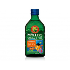 Möller's Omega 3 rybí olej ovocná příchuť 250 ml