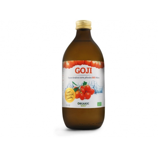 Bio Goji 100% šťáva premium quality 500ml