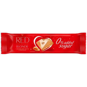 Red Delight Blonde karamelizovaná bílá čokoláda 26 g