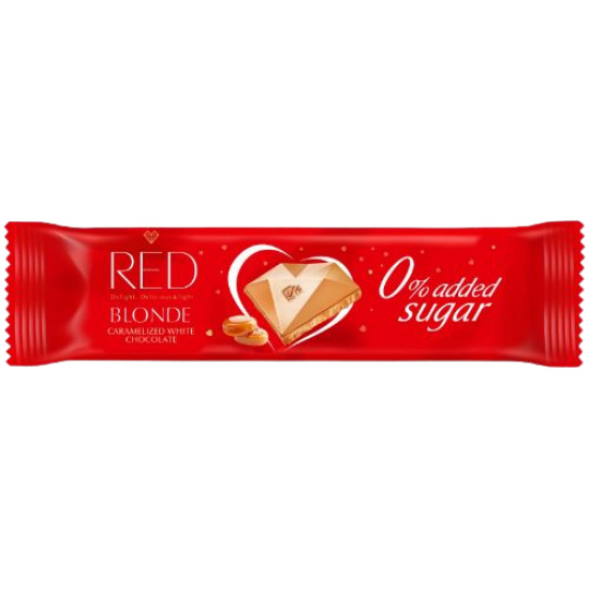 Red Delight Blonde karamelizovaná bílá čokoláda 26 g