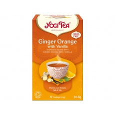 Bio Zázvor Pomeranč s vanilkou Yogi Tea 17 x 1,8 g