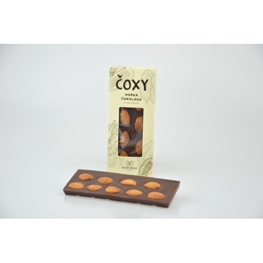 Čokoláda hořká s mandlemi a xylitolem - ČOXY 50 g