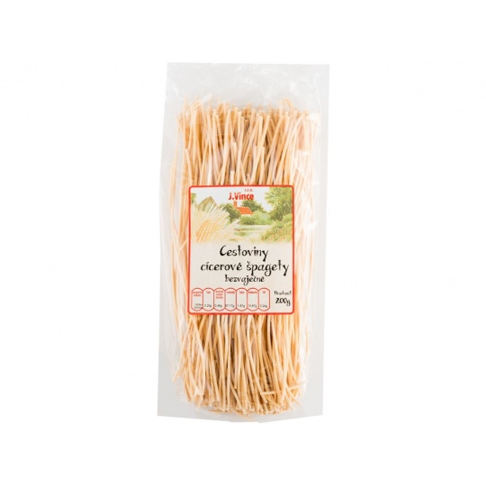 Těstoviny cizrnové bezvaječné špagety 200g