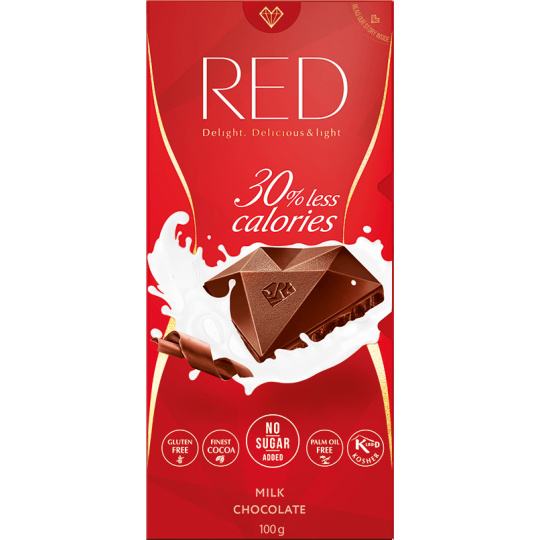 Red Delight Mléčná čokoláda 25% 100 g