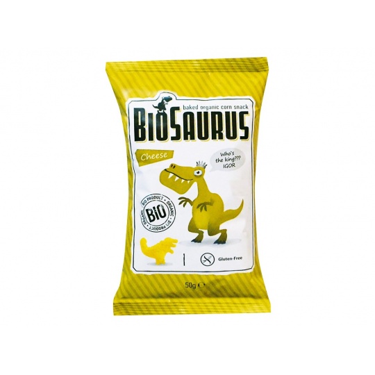Bio Biosaurus křupky se sýrem 50g