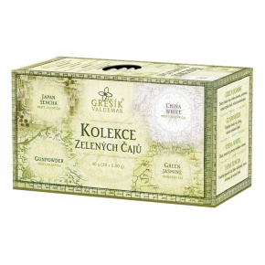 Gřešík Dárková kolekce Zelených čajů (20x2g) 40g