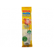 Quick Milk Magická brčka do mléka s příchutí vanilka 30 g