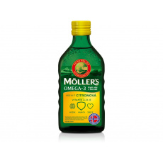 Möller's Omega 3 rybí olej citrón, 250ml min.trv.6/2022