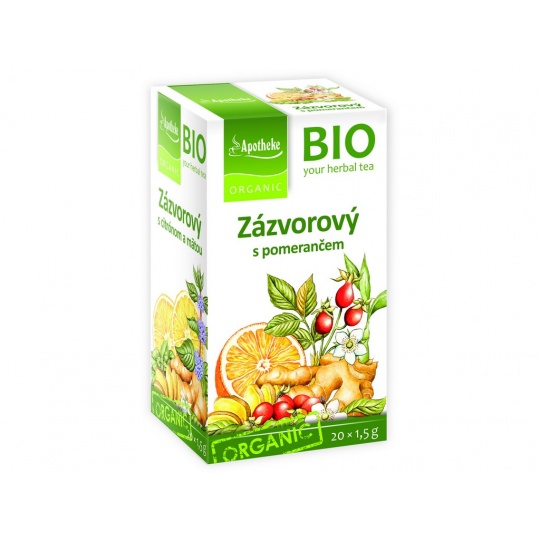 Bio Zázvorový čaj s pomerančem 20x1,5g