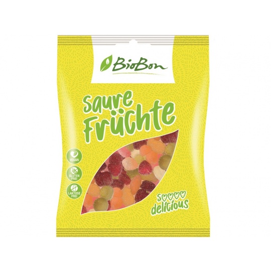 Bio gumové bonbony Kyselé ovoce 100g