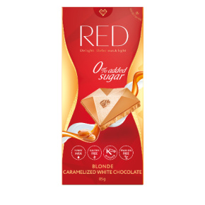 Red Delight Blonde karamelizovaná bílá čokoláda 85 g min.trv.20.10.2023