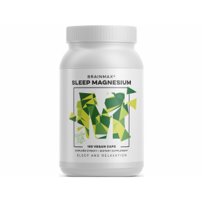 Sleep Magnesium, 320 mg, 100 kapslí (Hořčík, GABA, L-theanin, Vitamín B6, šťáva z višně)